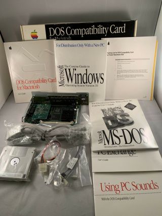 Vintage Apple 820 - 0591 - A DOS PC Compatibility Card For Power Macintosh 6100 3