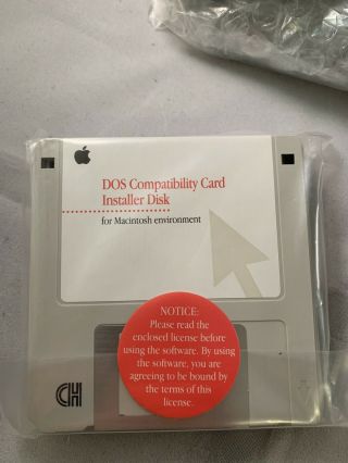 Vintage Apple 820 - 0591 - A DOS PC Compatibility Card For Power Macintosh 6100 4