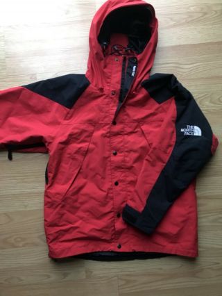 Vintage North Face Gore Tex Mountain Light Jacket Red Black Size Medium Ski 2