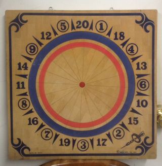 Vintage Darto Dart Board 2 Sided - Shape