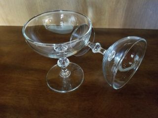 10 Piece Vintage Champagne Coupe Glass Set