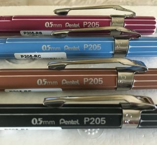 NOS Vintage/Retro Pentel Sharp P205 0.  5mm Automatic Drafting Mechanical Pencil s 2