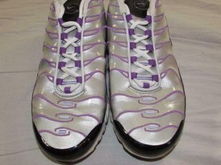 Vtg 2001 Nike Air Max Plus TN Purple Metallic Shoes 302792 - 011 Womens 9.  5 Mens 8 3