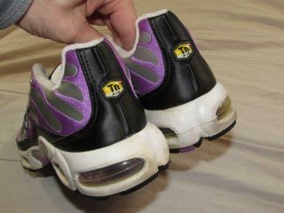 Vtg 2001 Nike Air Max Plus TN Purple Metallic Shoes 302792 - 011 Womens 9.  5 Mens 8 4