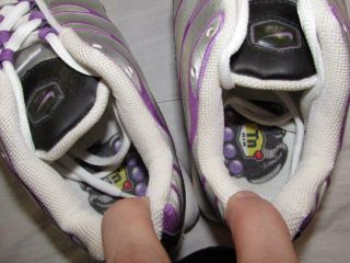 Vtg 2001 Nike Air Max Plus TN Purple Metallic Shoes 302792 - 011 Womens 9.  5 Mens 8 5