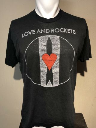 Vtg 1980’s Love And Rockets Paper - Thin Promo Tee - Xl