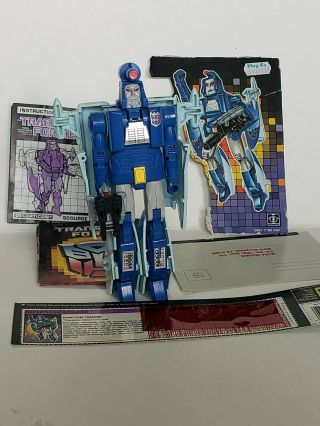 Transformers G1 Vintage Targetmaster Scourge 1987