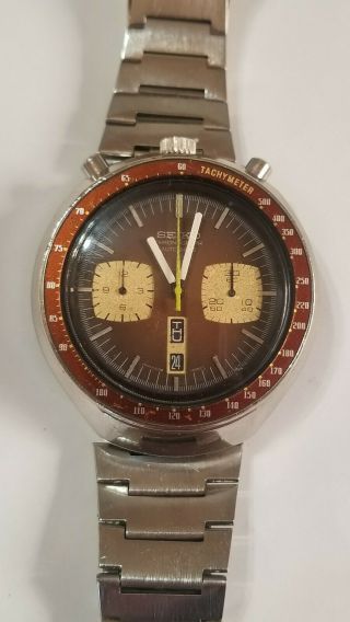 Vintage Seiko 6138 - 0030 Wrist Watch For Men