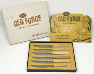 Vintage Case Xx Old Forge Set 406 6 482 - 5 Paring Knife Exc Box A Scp