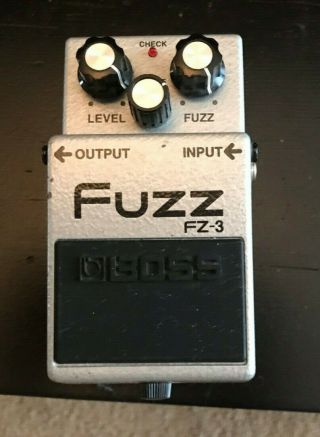 Boss Fuzz Fz - 3 Vintage Guitar Pedal - -