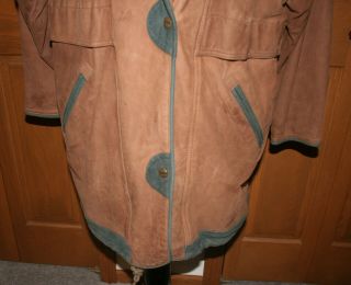 VTG Men ' s Leather Field Coat Jacket Size XL ADVENTURE BOUND by WILSON ' S 3