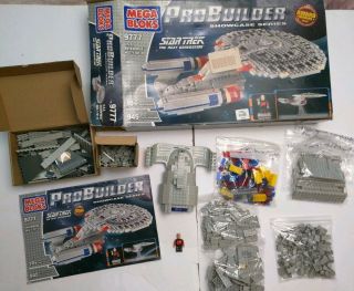 Mega Bloks Star Trek The Next Generation Probuilder 9777 Uss Enterprise Ncc1701d