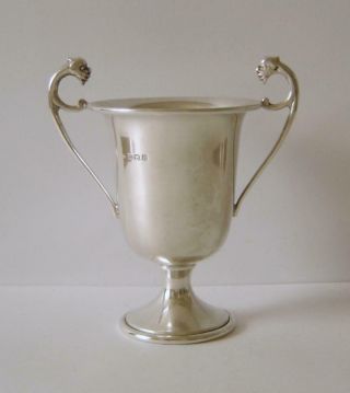 A Sterling Silver Trophy Cup With No Engravings Birmingham 1931 102 Grams