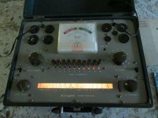 vintage Knight 600 series tube tester L@@K 3