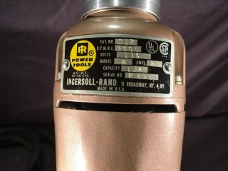 NOS NIB VINTAGE INGERSOLL RAND DRILL Electric Heavy Duty MODEL D12 B 1/4” 5