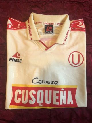 2001 Vintage Classic Club Peru Jersey (universitario De Deportes) Made Inperu Xl
