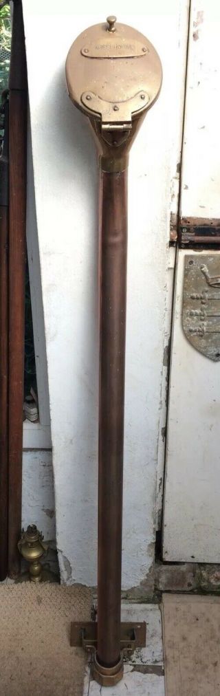 Old Copper And Brass Nautical Voice Pipe