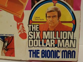 Vintage 1977 Kenner Six Million Dollar Man Steve Austin/ Bionic Grip 3