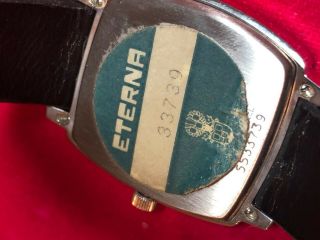 NOS,  VINTAGE,  ETERNA SONIC ELECTRONIC WATCH WITH TAGS 4