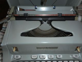 vtg hermes 3000 cursive typewriter 5