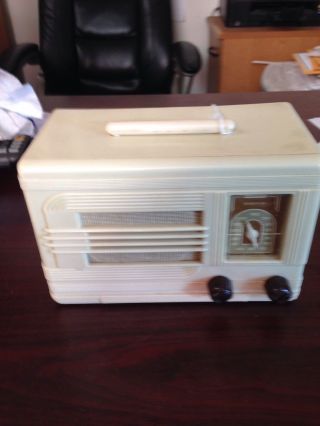 Vintage Packard Bell AM Tube Radio Model 5D8.  1948 2