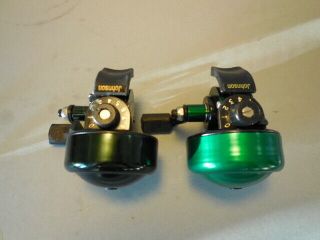 2 JOHNSON CENTURY CASTING REELS 40TH AND 45TH ANNIVERSARY REELS - BOTH MINTY 3