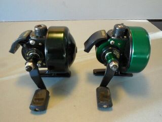 2 JOHNSON CENTURY CASTING REELS 40TH AND 45TH ANNIVERSARY REELS - BOTH MINTY 4