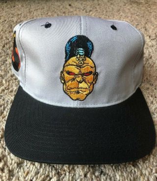 Vtg Mortal Kombat Goro Snapback Hat Cap American Needle Toon Blockhead Marvel 93