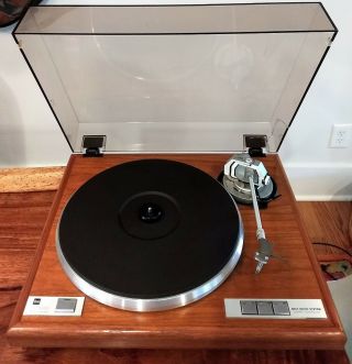 Vintage Dual Cs 5000 3 - Speed,  Semi - Auto Belt - Drive Turntable Wooden Base