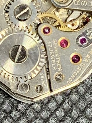 Vintage ladies 17j Belmar 14k solid rose gold wrist watch Runs 1945 5