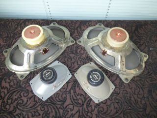 Grundig Fullrange Full Range Cu Magnet Speakers,  Rft Tweeter German Vintage
