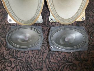 Grundig fullrange full range CU magnet speakers,  RFT Tweeter german vintage 4