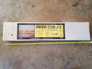 Nos Sig Rc - 3 Piper Cub J - 3 Kit 71 " Vintage Rc Radio Control Model Airplane