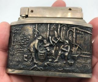 Kw Classic Made In Germany Collectible Lighter Antique Art Deco Vintage Unique