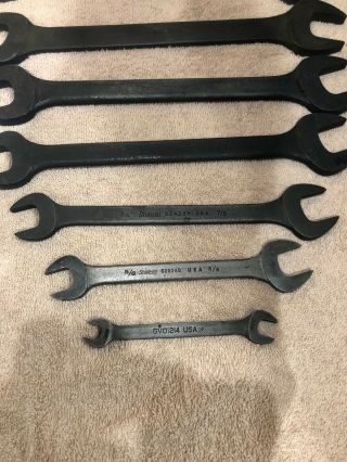 Snap - On Huge Industria Double Open Ended Wrench Vintage Set of 14 (3/8 - 1 5/8) 5