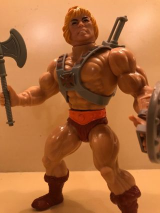 Mattel Vintage Masters Of The Universe Motu He - Man Action Figure - Leg Band