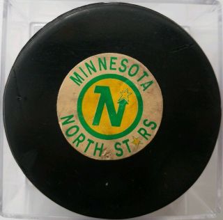 Minnesota North Stars Vintage Art Ross Converse Ccm Tyer Nhl Official Game Puck