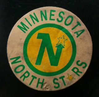 MINNESOTA NORTH STARS VINTAGE ART ROSS CONVERSE CCM TYER NHL OFFICIAL GAME PUCK 3