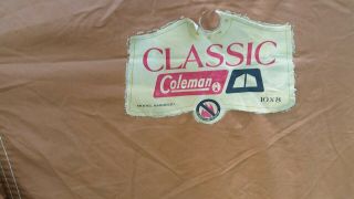 Vintage Classic Coleman Canvas Tent 10 ' X 8 ' Model 8481b830 4