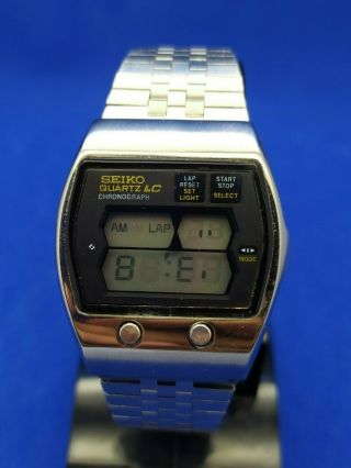 Vintage Seiko Lcd 0634 5001 Men ' s Wrist watch Spare Parts and Repair 5