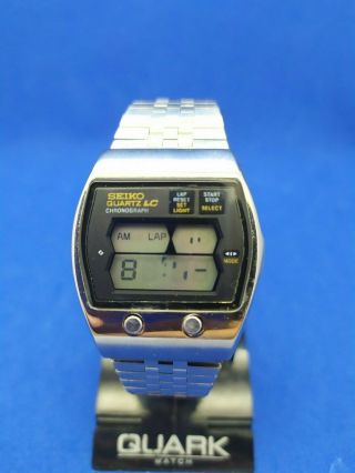 Vintage Seiko Lcd 0634 5001 Men ' s Wrist watch Spare Parts and Repair 6