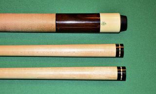 Vintage McDermott C - 6 Pool Cue with case and 2 shafts 3