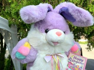 Vintage Dan Dee Hoppy Hopster Easter Bunny Rabbit Plush Stuffed Animal Toy 2