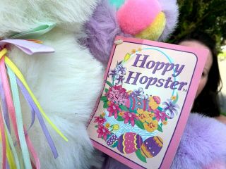 Vintage Dan Dee Hoppy Hopster Easter Bunny Rabbit Plush Stuffed Animal Toy 4
