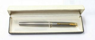 Nos Vintage Parker T - 1 75 Rollerball Pen Titanium Boxed