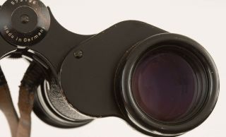 Vintage Carl Zeiss Germany Binoculars 8x30B 8x30 B with Leather Case sn 579196 6
