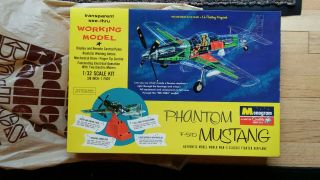 Vintage Monogram Phantom F - 51d Mustang 1961 Copyright,  Purchaser