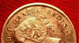 1870 Canada Five Cent Silver Victoria Vintage Rare