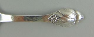 Evald Nielsen Silver PATTERN NO.  6 Spoon.  830 Silver 4 
