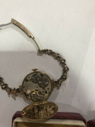 Rolex Vintage Ladies 9ct Gold Wrist Watch.  Dunklings.  serial Number 82714 4